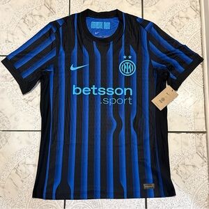 New Nike Inter Milan 25/26 Match Home Authentic Jersey Mens Sz Medium HJ4545-439